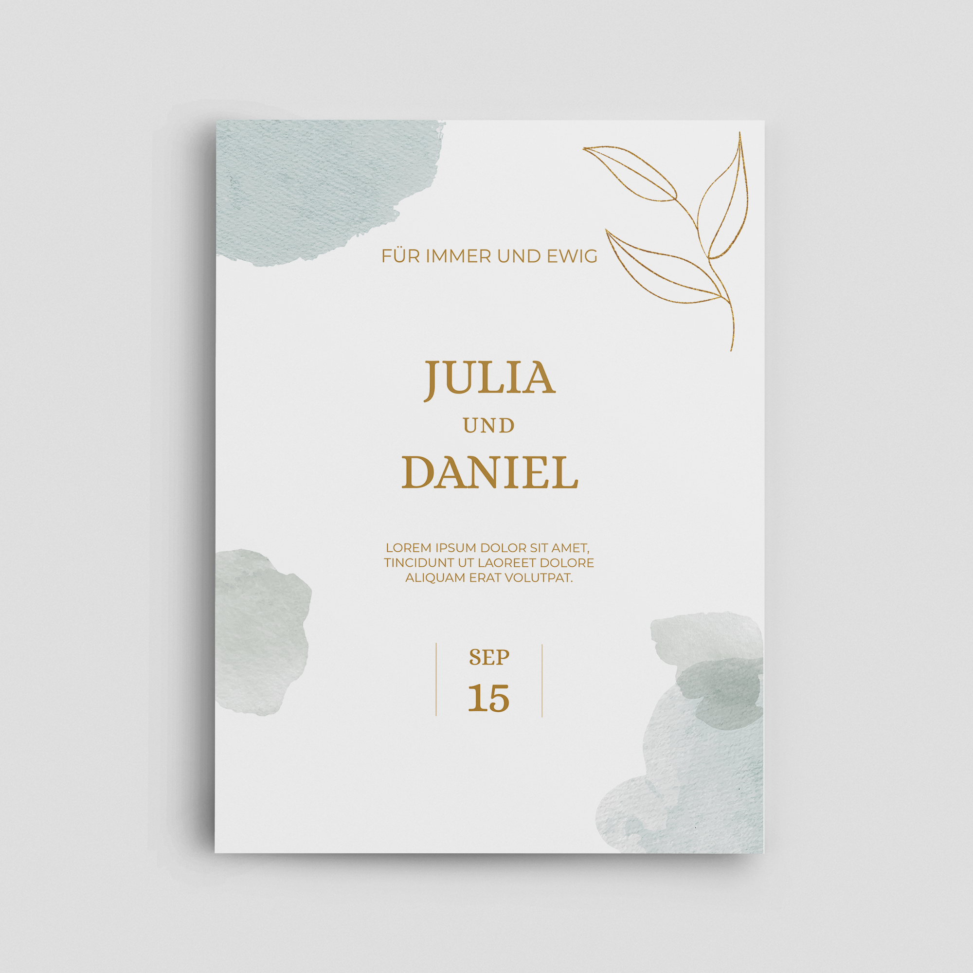 Herzensbund Hochzeitsschild Hochformat