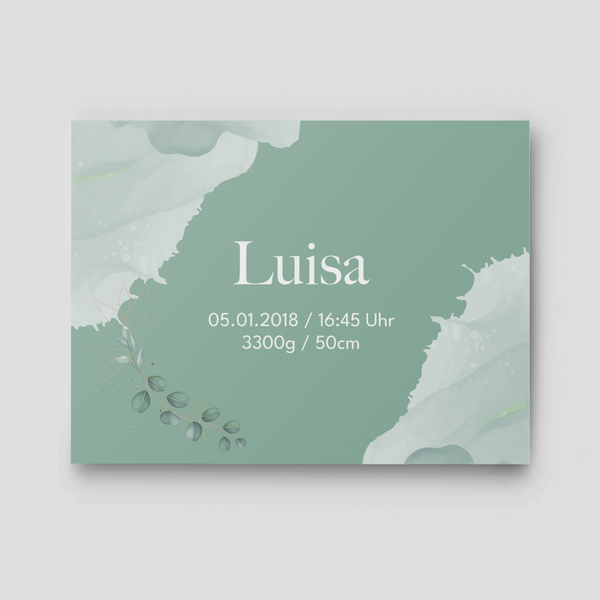 Wolkenzauber Willkommensschild Querformat