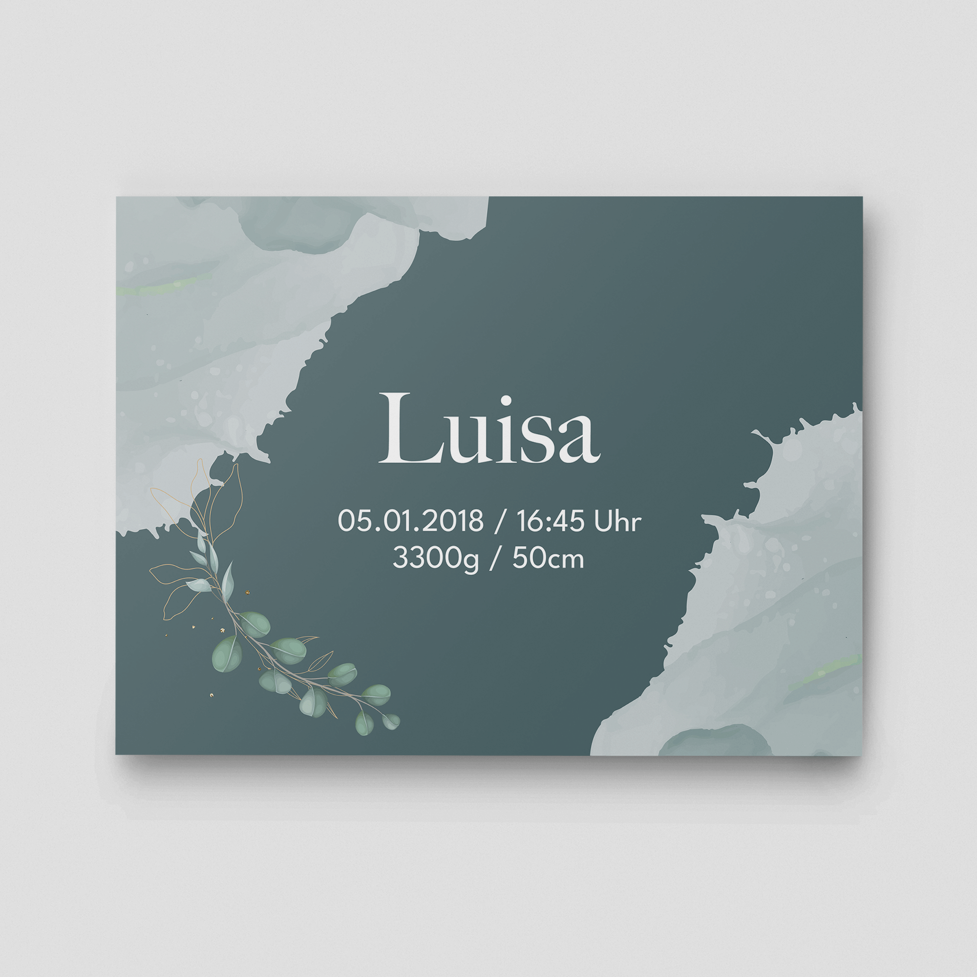 Wolkenzauber Willkommensschild Querformat