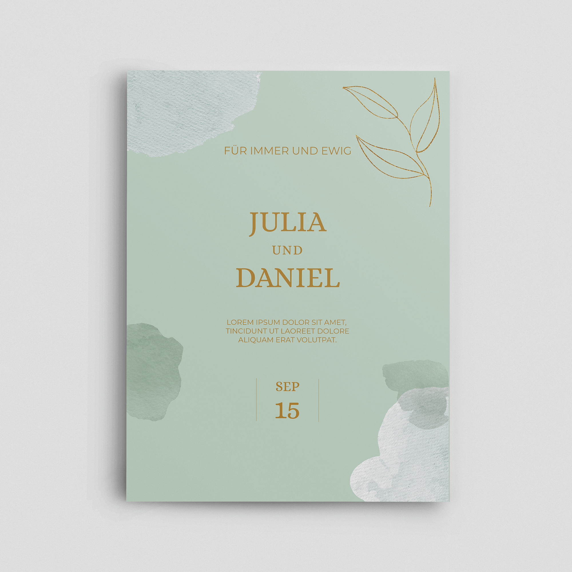 Herzensbund Hochzeitsschild Hochformat