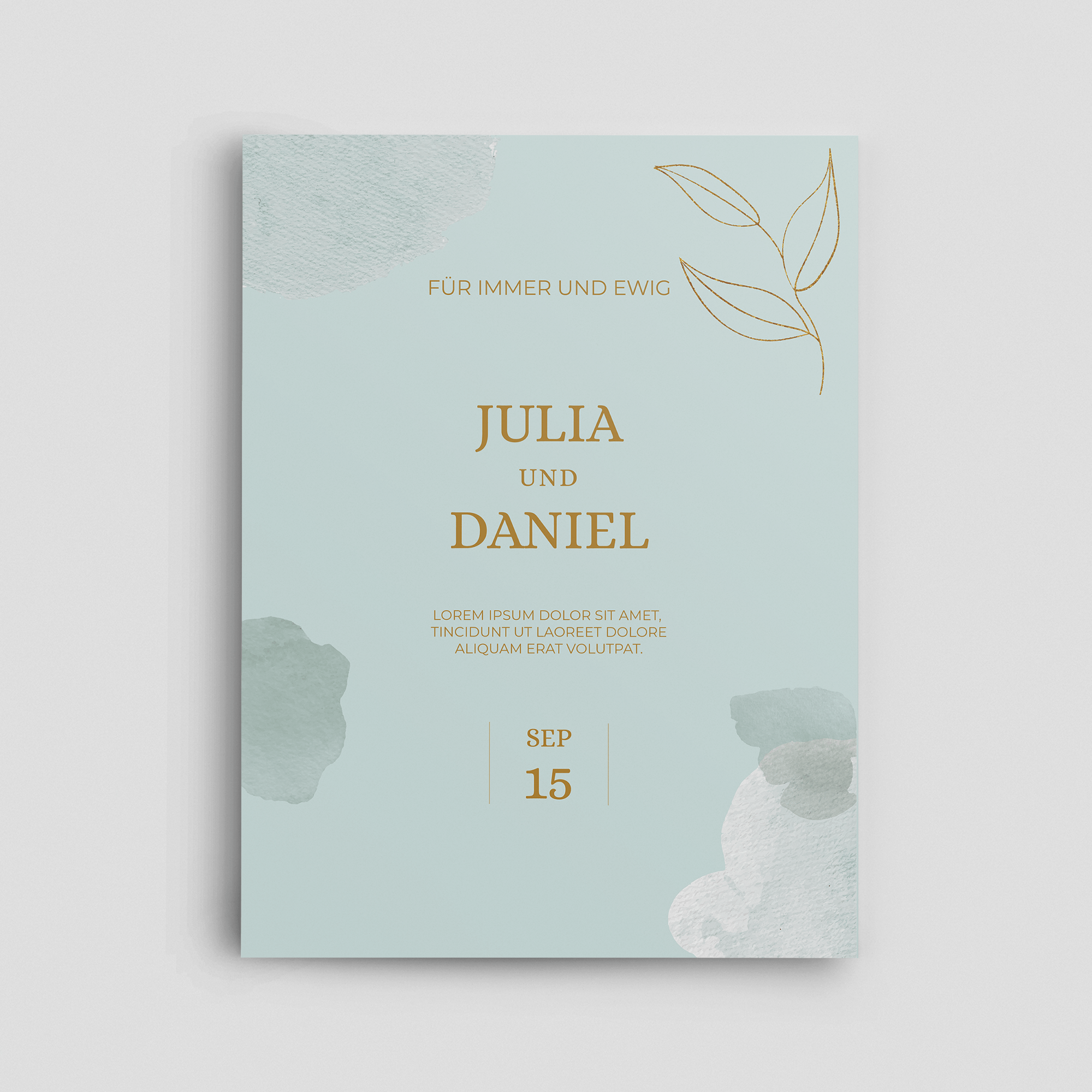 Herzensbund Hochzeitsschild Hochformat