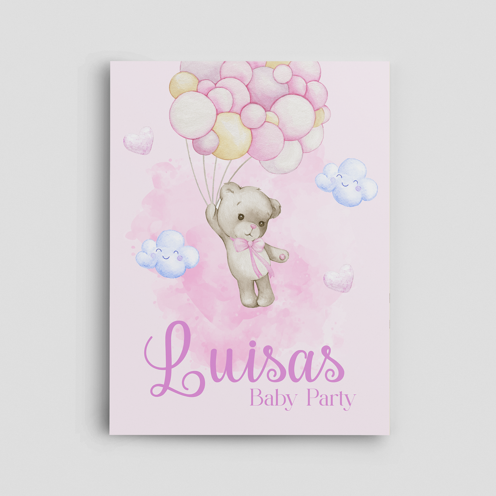 Wunderreise Willkommensschild Hochformat